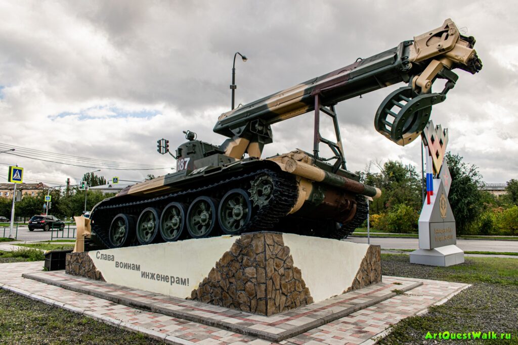 Памятник инженерным войскам.
Достопримечательности города Волжского