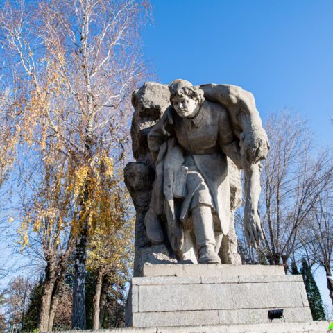 «Санитарка» на Площади Героев на Мамаевом кургане Достопримечательность Арт-Квест-Прогулка
