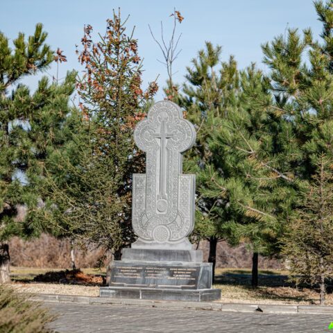 Хачкар на Мамаевом кургане в честь 10 тысяч армян, погибших в битве под Сталинградом Достопримечательность Арт-Квест-Прогулка