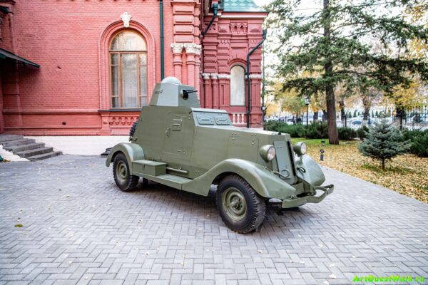 Лёгкий бронеавтомобиль ФАИ-М  Достопримечательность Арт-Квест-Прогулка